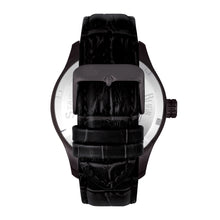 Load image into Gallery viewer, Reign Bhutan Leather-Band Automatic Watch - Black - REIRN1603