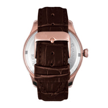Load image into Gallery viewer, Reign Gustaf Automatic Leather-Band Watch - Brown/Rose Gold - REIRN1504