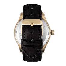 Load image into Gallery viewer, Reign Gustaf Automatic Leather-Band Watch - Black/Gold - REIRN1503