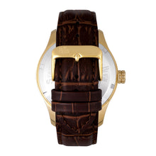 Load image into Gallery viewer, Reign Bhutan Leather-Band Automatic Watch - Gold/Silver - REIRN1605
