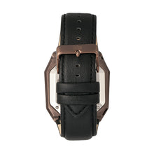 Load image into Gallery viewer, Reign Asher Automatic Sapphire Crystal Leather-Band Watch - Brown/Black - REIRN5104