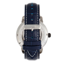 Load image into Gallery viewer, Reign Rudolf Automatic Skeleton Leather-Band Watch - Navy - REIRN5905
