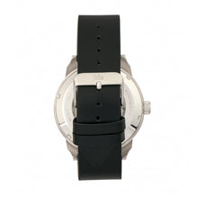 Load image into Gallery viewer, Reign Lafleur Automatic Leather-Band Watch w/Date - Silver/Red - REIRN5405