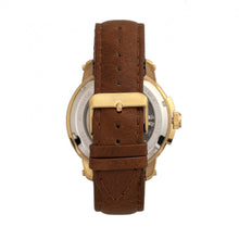 Load image into Gallery viewer, Reign Matheson Automatic Skeleton Dial Leather-Band Watch - Brown/Gold - REIRN5303
