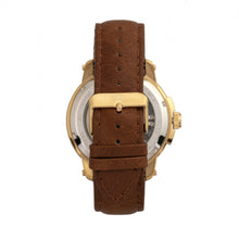 Load image into Gallery viewer, Reign Matheson Automatic Skeleton Dial Leather-Band Watch - Brown/Gold - REIRN5303