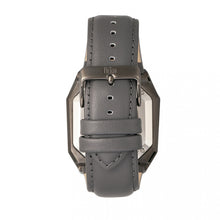 Load image into Gallery viewer, Reign Asher Automatic Sapphire Crystal Leather-Band Watch - Gunmetal/Grey - REIRN5103