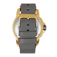Load image into Gallery viewer, Reign Monarch Automatic Domed Leather-Band Watch - Gold/Grey - REIRN5202