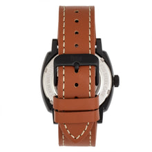 Load image into Gallery viewer, Reign Napoleon Automatic Semi-Skeleton Leather-Band Watch - Black/Brown - REIRN5805