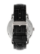 Load image into Gallery viewer, Reign Belfour Automatic Skeleton Leather-Band Watch - Silver - REIRN3601