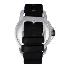 Load image into Gallery viewer, Reign Monarch Automatic Domed Leather-Band Watch - Silver/Black - REIRN5201
