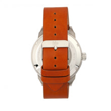 Load image into Gallery viewer, Reign Lafleur Automatic Leather-Band Watch w/Date - Silver/Orange - REIRN5402