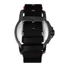 Load image into Gallery viewer, Reign Monarch Automatic Domed Leather-Band Watch - Black - REIRN5204
