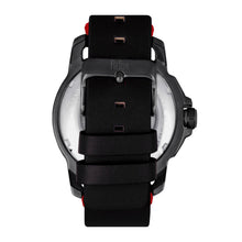 Load image into Gallery viewer, Reign Monarch Automatic Domed Leather-Band Watch - Black - REIRN5204