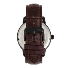 Load image into Gallery viewer, Reign Rudolf Automatic Skeleton Leather-Band Watch - Brown/Black - REIRN5903