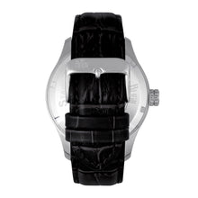 Load image into Gallery viewer, Reign Bhutan Leather-Band Automatic Watch - Silver - REIRN1601