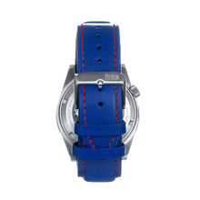 Load image into Gallery viewer, Reign Francis Leather-Band Watch w/Date - Blue/Red - REIRN6306