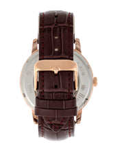 Load image into Gallery viewer, Reign Belfour Automatic Skeleton Leather-Band Watch - Rose Gold/Silver - REIRN3604