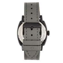 Load image into Gallery viewer, Reign Napoleon Automatic Semi-Skeleton Leather-Band Watch - Black/Grey - REIRN5804