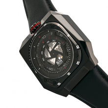 Load image into Gallery viewer, Reign Asher Automatic Sapphire Crystal Leather-Band Watch - Black - REIRN5102