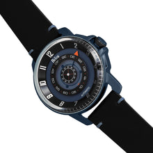 Load image into Gallery viewer, Reign Monarch Automatic Domed Leather-Band Watch - Blue/Black - REIRN5206