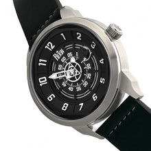 Load image into Gallery viewer, Reign Lafleur Automatic Leather-Band Watch w/Date - Silver/Black - REIRN5404