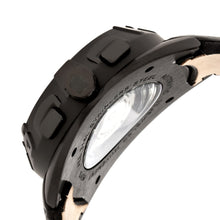 Load image into Gallery viewer, Reign Ronan Automatic Leather-Band Watch w/Day/Date - Black - REIRN3405