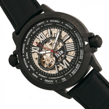 Load image into Gallery viewer, Reign Thanos Automatic Leather-Band Watch - Black/White - REIRN2102