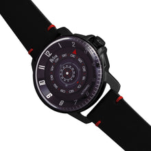 Load image into Gallery viewer, Reign Monarch Automatic Domed Leather-Band Watch - Black - REIRN5204