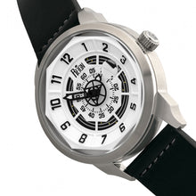 Load image into Gallery viewer, Reign Lafleur Automatic Leather-Band Watch w/Date - Silver - REIRN5401
