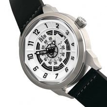 Load image into Gallery viewer, Reign Lafleur Automatic Leather-Band Watch w/Date - Silver - REIRN5401