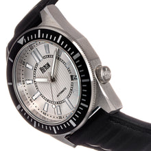 Load image into Gallery viewer, Reign Francis Leather-Band Watch w/Date - Black/Silver - REIRN6301