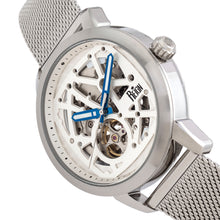 Load image into Gallery viewer, Reign Rudolf Automatic Skeleton Bracelet Watch - Silver - REIRN5901