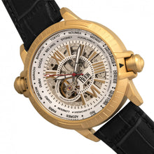 Load image into Gallery viewer, Reign Thanos Automatic Leather-Band Watch - Gold/White - REIRN2106