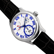 Load image into Gallery viewer, Reign Bhutan Leather-Band Automatic Watch - Silver - REIRN1601
