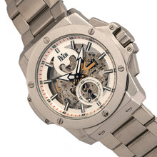 Load image into Gallery viewer, Reign Commodus Automatic Skeleton Bracelet Watch - Silver - REIRN4006