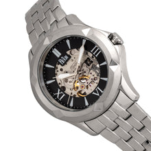 Load image into Gallery viewer, Reign Dantes Automatic Skeleton Dial Bracelet Watch - Silver/Black - REIRN4702