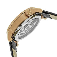 Load image into Gallery viewer, Reign Xavier Automatic Skeleton Leather-Band Watch - Rose Gold/Black - REIRN3906