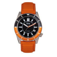 Load image into Gallery viewer, Reign Francis Leather-Band Watch w/Date - Black/Orange - REIRN6305