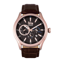 Load image into Gallery viewer, Reign Gustaf Automatic Leather-Band Watch - Brown/Black - REIRN1506
