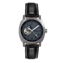 Load image into Gallery viewer, Reign Impaler Semi-Skeleton Leather-Band Watch - Grey/Black - REIRN6103