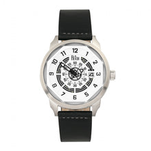Load image into Gallery viewer, Reign Lafleur Automatic Leather-Band Watch w/Date - Silver - REIRN5401