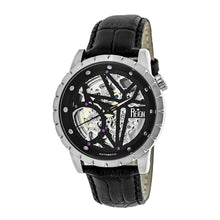Load image into Gallery viewer, Reign Xavier Automatic Skeleton Leather-Band Watch - Silver/Black - REIRN3902
