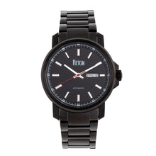 Load image into Gallery viewer, Reign Helios Automatic Bracelet Watch w/Day/Date - Black - REIRN5704