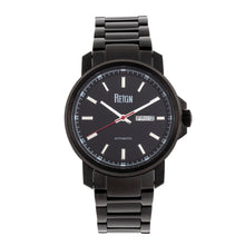 Load image into Gallery viewer, Reign Helios Automatic Bracelet Watch w/Day/Date - Black - REIRN5704
