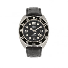 Load image into Gallery viewer, Reign Quentin Automatic Pro-Diver Leather-Band Watch w/Date - Silver - REIRN4905