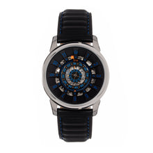 Load image into Gallery viewer, Reign Monterey Skeletonized Leather-Band Watch - Black  - REIRN6402