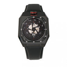Load image into Gallery viewer, Reign Asher Automatic Sapphire Crystal Leather-Band Watch - Black - REIRN5102