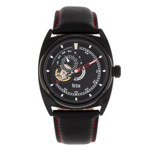 Load image into Gallery viewer, Reign Astro Semi-Skeleton Leather-Band Watch - Black - REIRN5505
