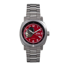 Load image into Gallery viewer, Reign Impaler Semi-Skeleton Bracelet Watch - Red/Silver - REIRN6108
