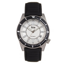 Load image into Gallery viewer, Reign Francis Leather-Band Watch w/Date - Black/Silver - REIRN6301